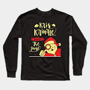 Kris Kringle in Christmas Long Sleeve T-Shirt